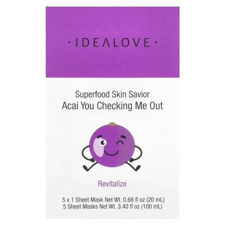 ماسك الأساي لمحاربة التعب من آي ديلوف  I DEALOVE Superfood Skin Savior  Acai You Checking Me Out