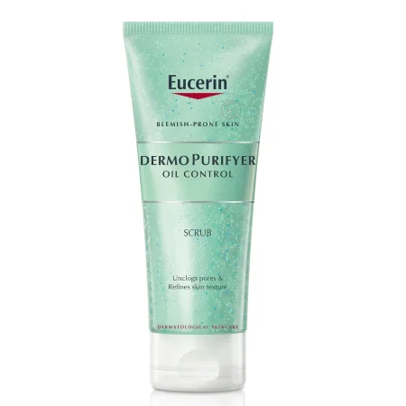 مقشر ديرمو بيوريفاير للتحكم بالزيوت من يوسرين Eucerin Dermo Purifyer Oil Control Scrub