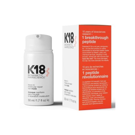 كي 18 ماسك إصلاح الشعر الجزيئي بدون شطف ٥٠مل - K18 Leave-In Molecular Repair Hair Mask