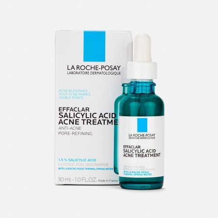 لاروش بوزيه إيفاكلار علاج حب الشباب بحمض الساليسيليك ٣٠مل -  La Roche-Posay Effaclar Salicylic Acid Acne Treatment
