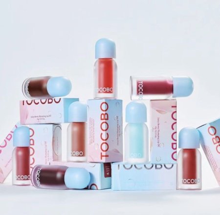 توكوبو زيت شفاه مغذي ومنفّخ بنكهة التوت العصيري -  TOCOBO Juicy Berry Plumping Lip Oil