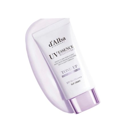 دي ألبا يو في إسنس ووترفول تون-أب صن كريم SPF 50+ PA++++d'Alba UV Essence Waterfull Tone-Up Sun Cream -  SPF 50+ PA