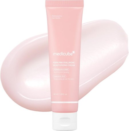 كريم الترطيب الوردي من ميديكيوب المعزز بحمض الهيالورونيك  Medicube PDRN Pink Hyaluronic Moisturizing Cream