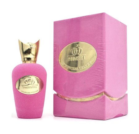 عطر برنسيس فيلفيت بينك من يومسيرا 6055 للنساء، 100 مل Youmsera Princess Velvet Pink Perfume 6055 For Women, 100 ML