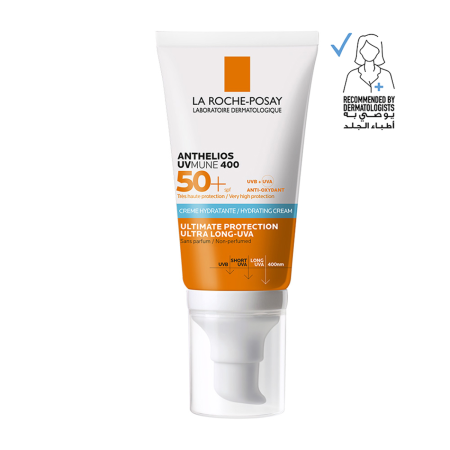 لا روش بوزيه واقي شمس كيميائي للبشرات الجافة و المختلطة بعامل حماية 50La Roche Posay Anthelios Ultra UVmune 400 Chemical Sunscreen SPF50