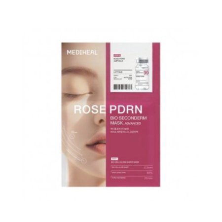 قناع ميدي هيل روز PDRN بيو سكند ديرم أدفانسد - Mediheal Rose PDRN Bio SecondDerm Mask Advanced