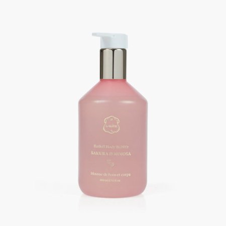 لالين باث آند بودي بابل ساكورا وميموزا -  Laline Bath & Body Bubble Sakura & Mimosa