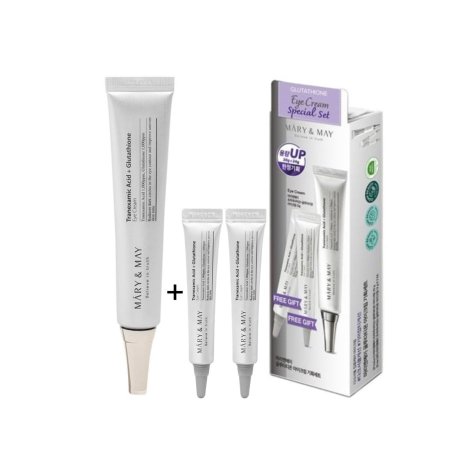 ماري آند ماي كريم عين ترانيكساميك أسيد + جلوتاثيون مجموعة خاصة - Mary & May Tranexamic Acid + Glutathione Eye Cream Special Set