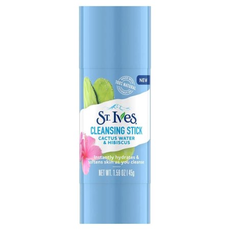 غسول ستيك من سانت آيفز بماء الصبار والكركديه ST.IVES CLEANSING STICK CACTUS WATER & HIBISCUS