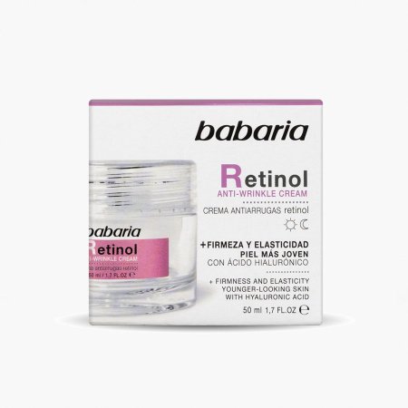 Babaria Retinol Anti-Wrinkle Cream 50ml كريم مضاد للتجاعيد يحتوي على الريتينول