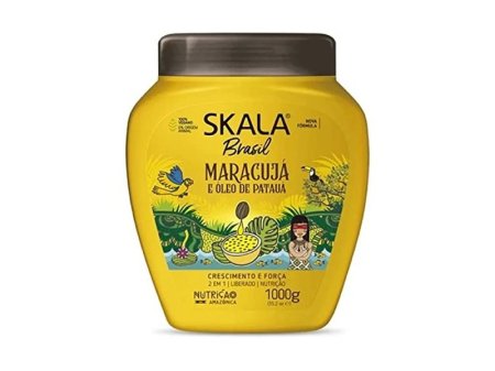 Maracujá e Óleo de Patauá من SKALA Brasil، هو عبارة عن قناع للشعر (Hair Mask) بحجم 1000 جرام.
