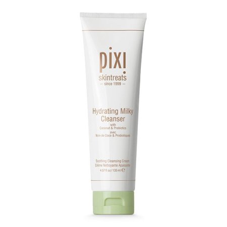 منظف Pixi Hydrating Milky Cleanser غسول لطيف مصمم لتنظيف البشرة بعمق مع الحفاظ على ترطيبها.