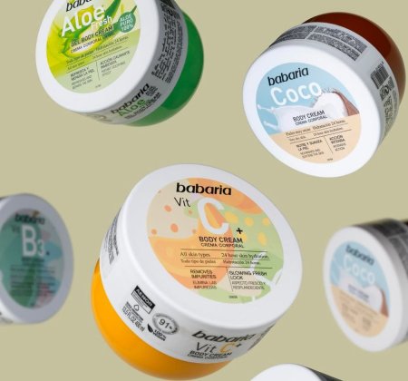 Babaria Body Cream  كريمات الجسم من باباريا حجم 400ml