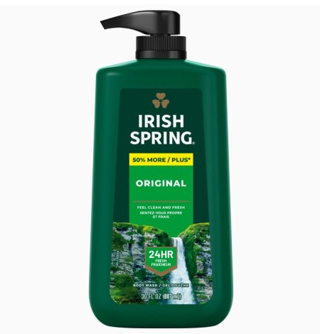 Irish Spring Men’s Body Wash Pump غسول للجسم واليدين والوجه للرجال